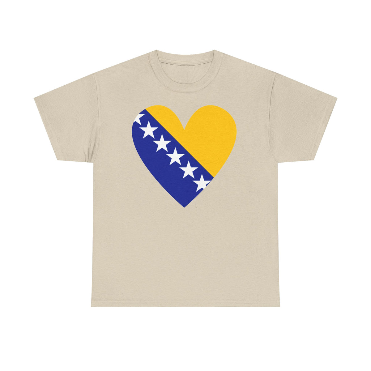 Bosnia Wappen Flagge Stolz Heimat Fußball fan Geschenkidee - Unisex T-Shirt
