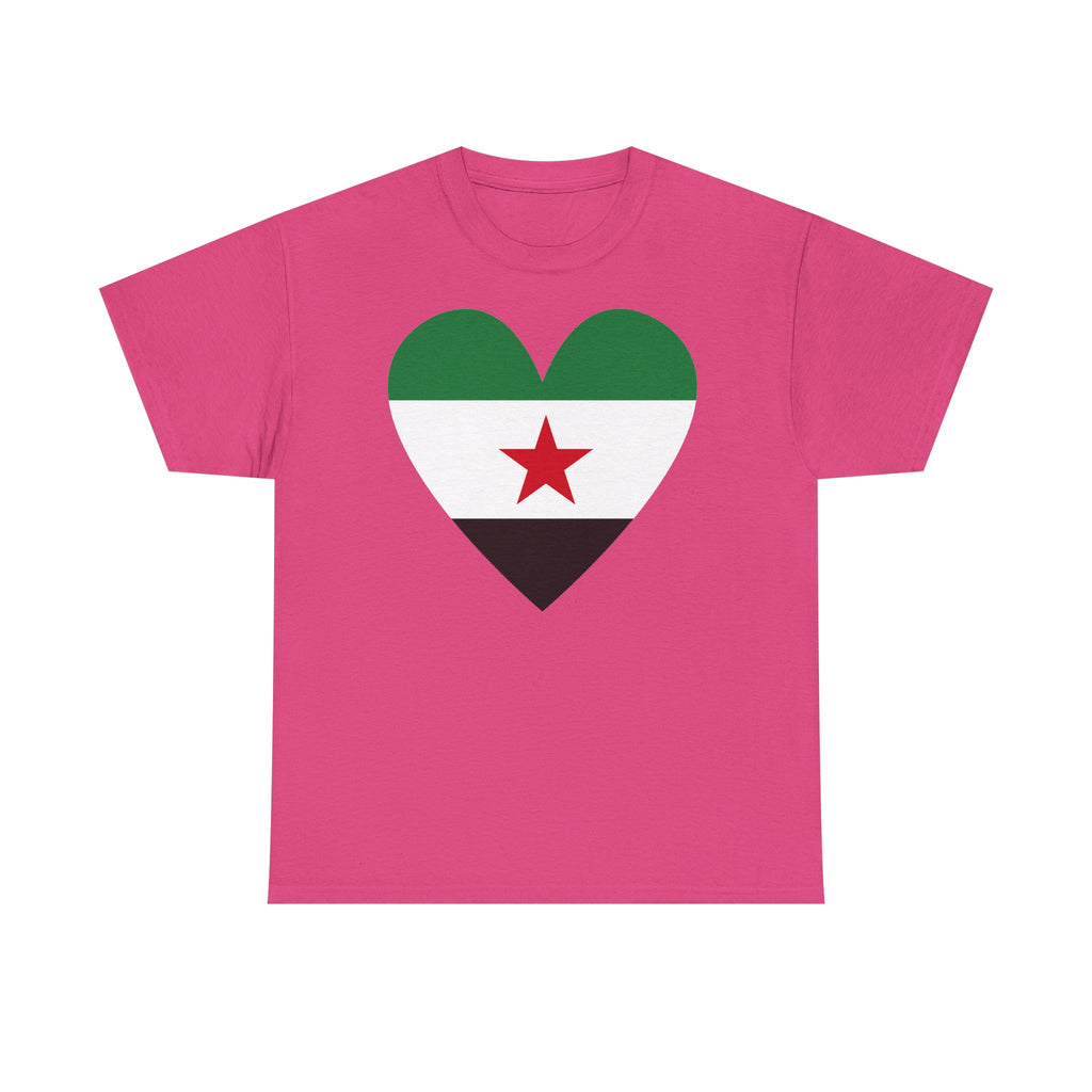 Syria Syrien Wappen Flagge Heimat Sport Fan Geschenkidee - Unisex T-Shirt