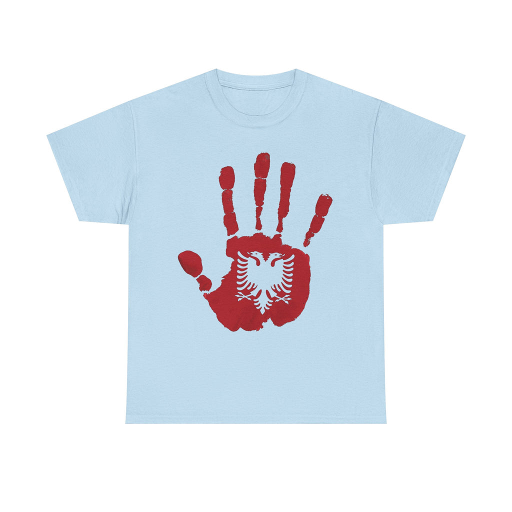 Albania DNA Handabdruck Flagge Adler - Unisex T-Shirt