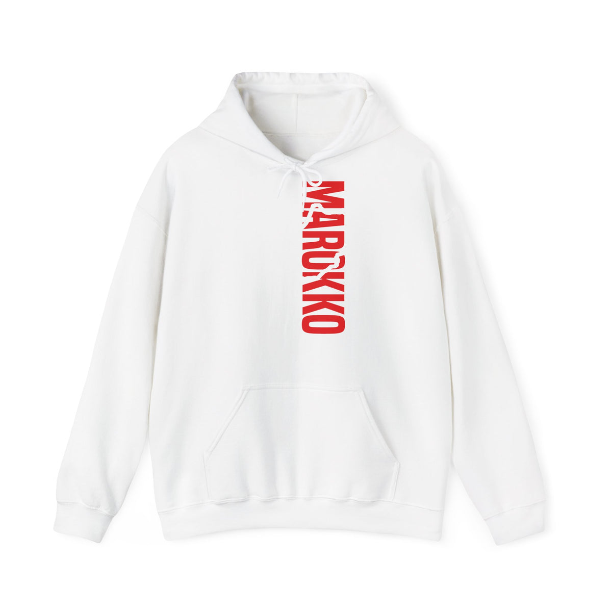 Stemma del Marocco Bandiera del Marocco Orgoglio Tifoso di calcio Sport Idea regalo - Felpa con cappuccio unisex