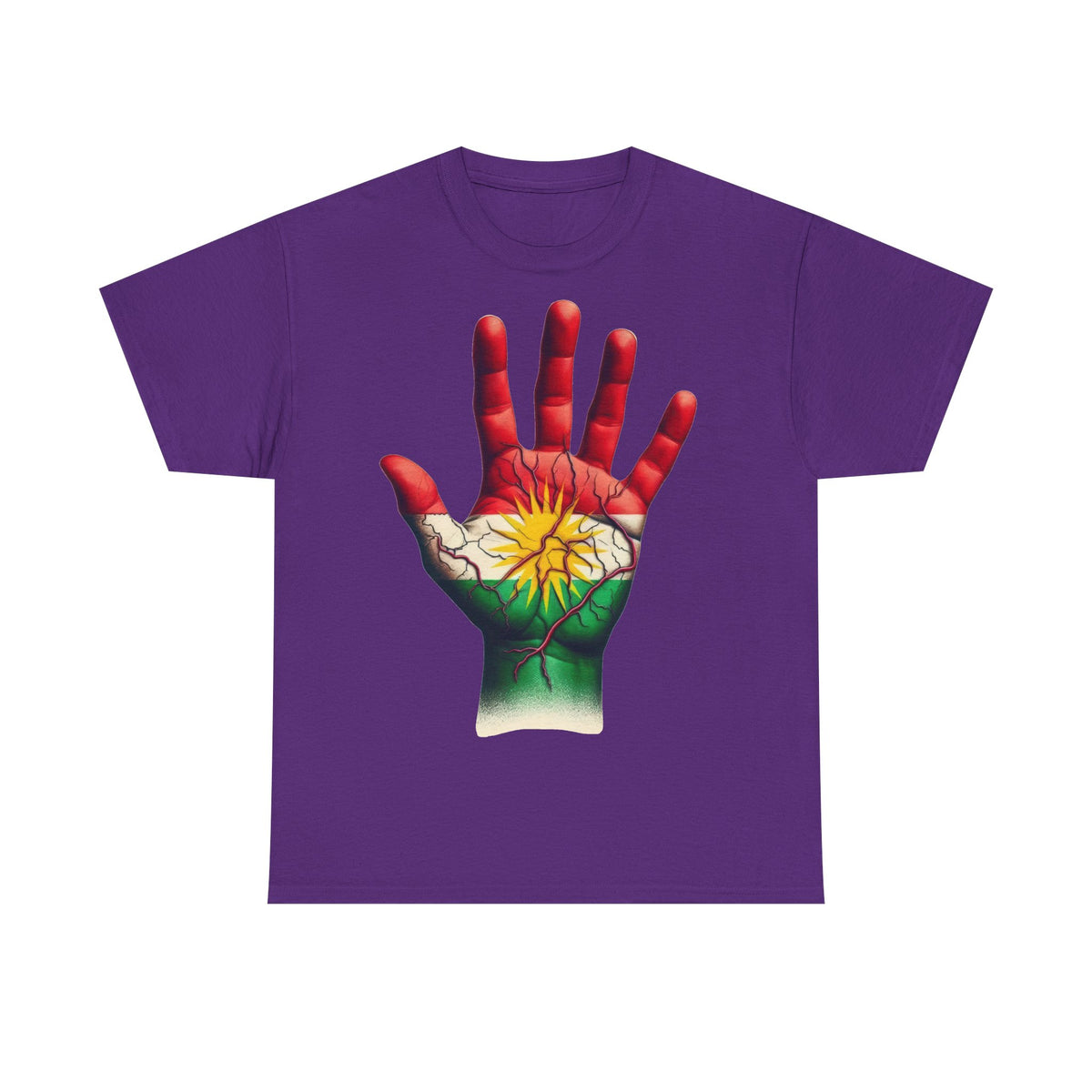Kurdisches DNA im Blut Stolz Flagge - Unisex T-Shirt