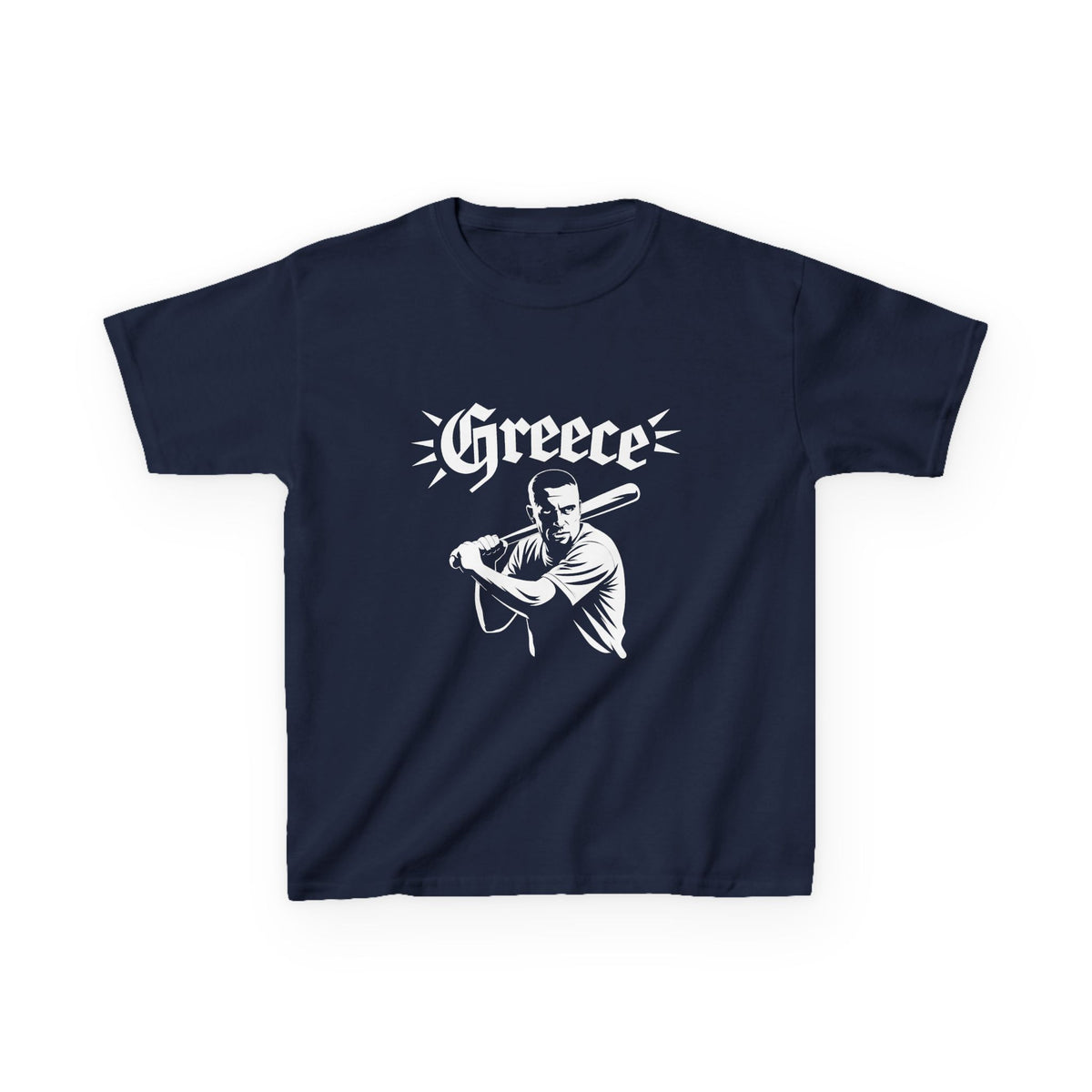 Greece Griechenland Hooligan Flagge Wappen Heimat Fußball Sport Fan Geschenkidee - Für Kinder & Jugendliche Unisex T-Shirt
