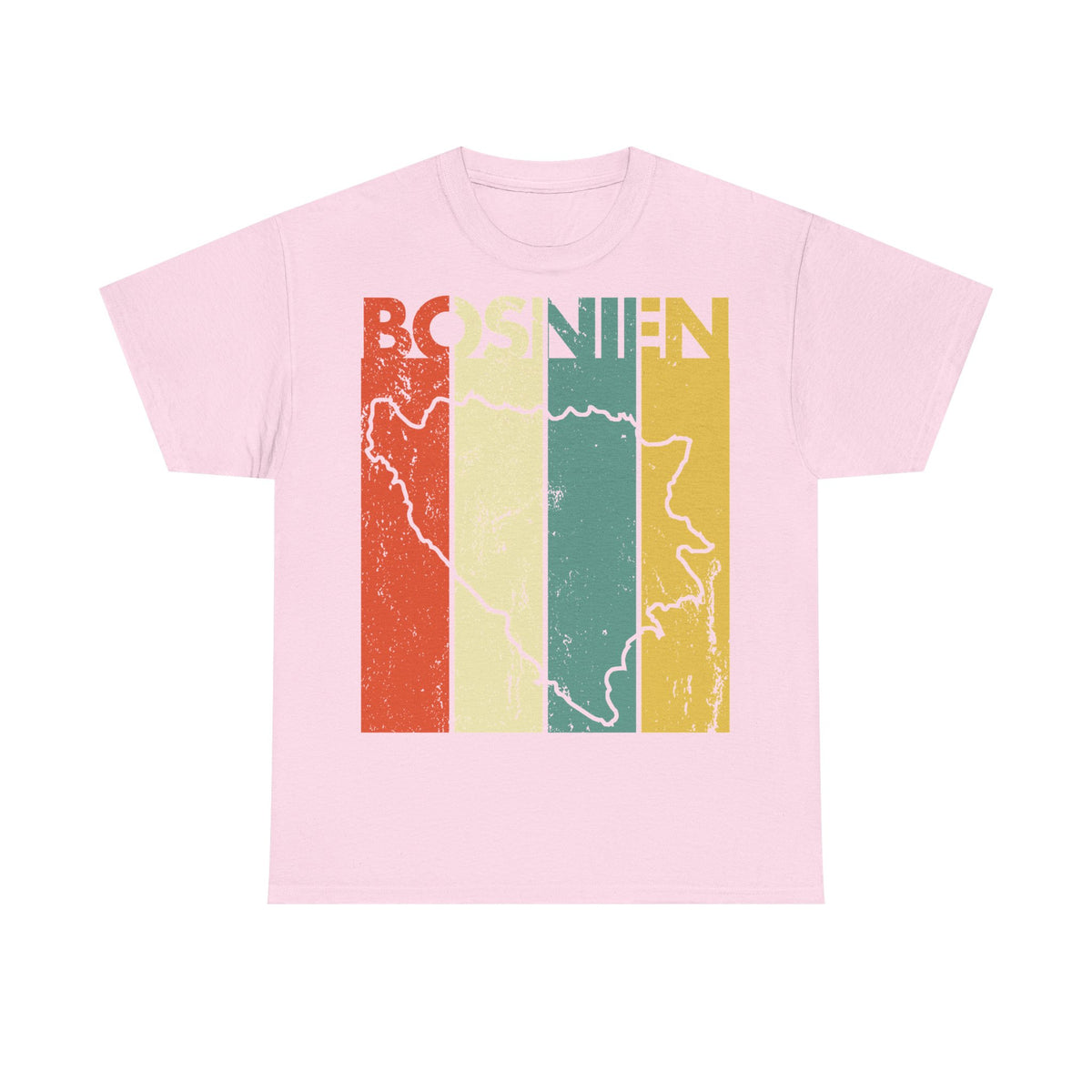 Bosnia Wappen Flagge Stolz Heimat Fußball fan Geschenkidee - Unisex T-Shirt