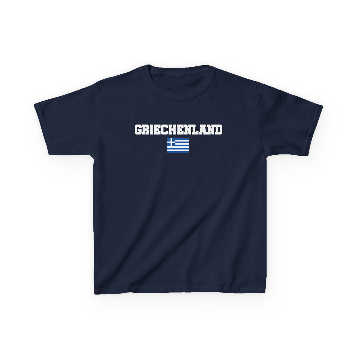 Greece Griechenland Flagge Wappen Heimat Fußball Sport Fan Geschenkidee - Für Kinder & Jugendliche Unisex T-Shirt