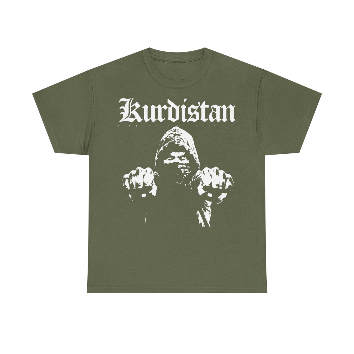 Kurdistán Azadi Escudo Bandera Patria Newroz Regalo - Camiseta unisex