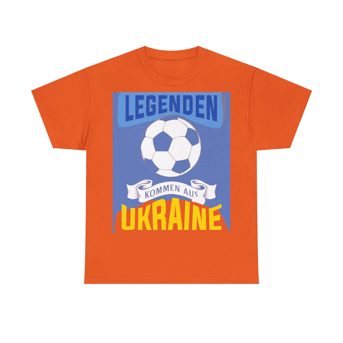 Bandera de Ucrania escudo idea de regalo afición al deporte moda vintage - Camiseta unisex