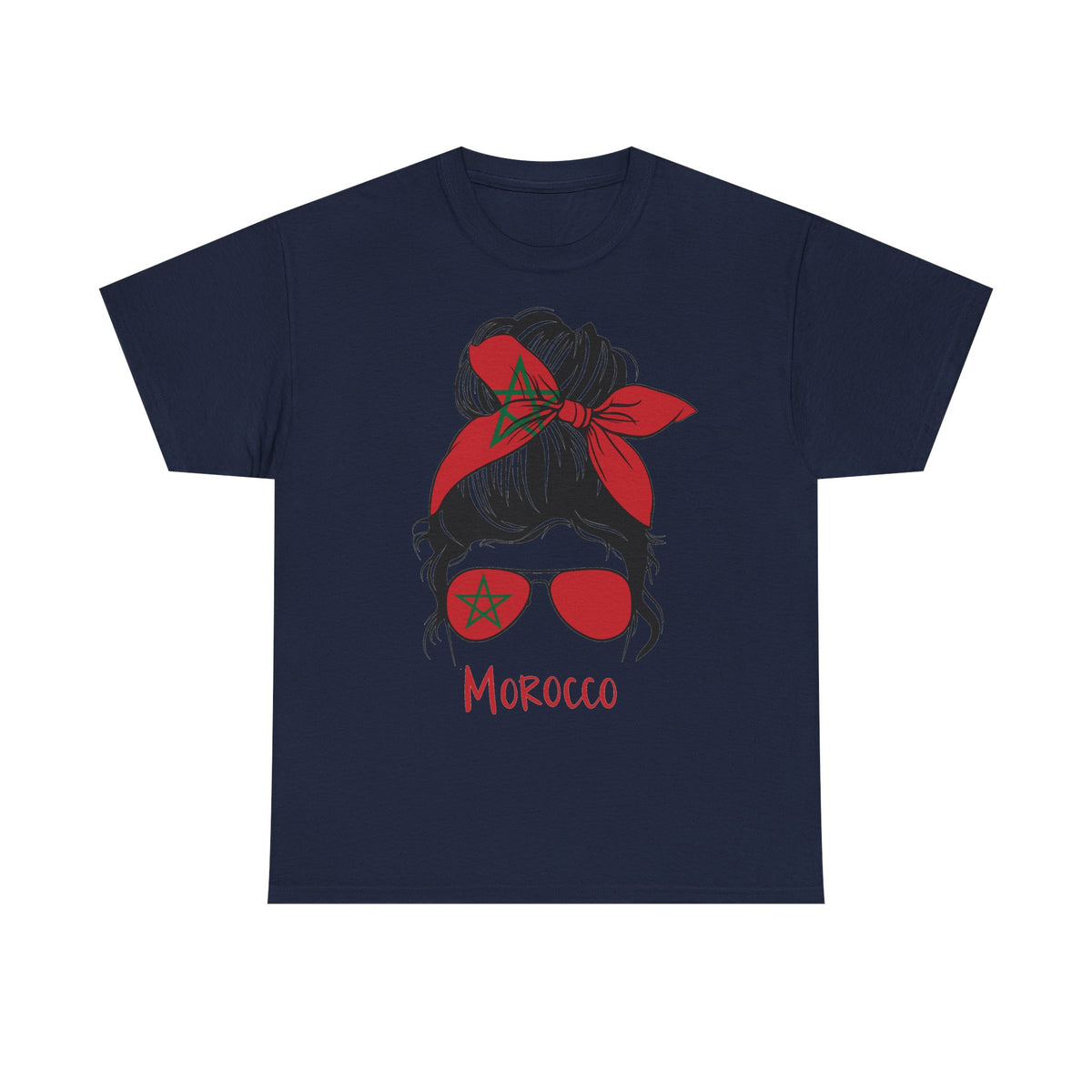 Marruecos Escudo Morocco Bandera Orgullo Fútbol Fan Deporte FIdea de regalo - Camiseta unisex