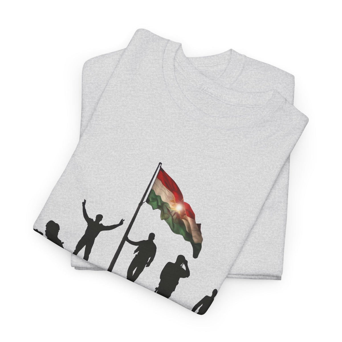 Kurdistan Yan Neman Flagge Azadi - Unisex T-Shirt