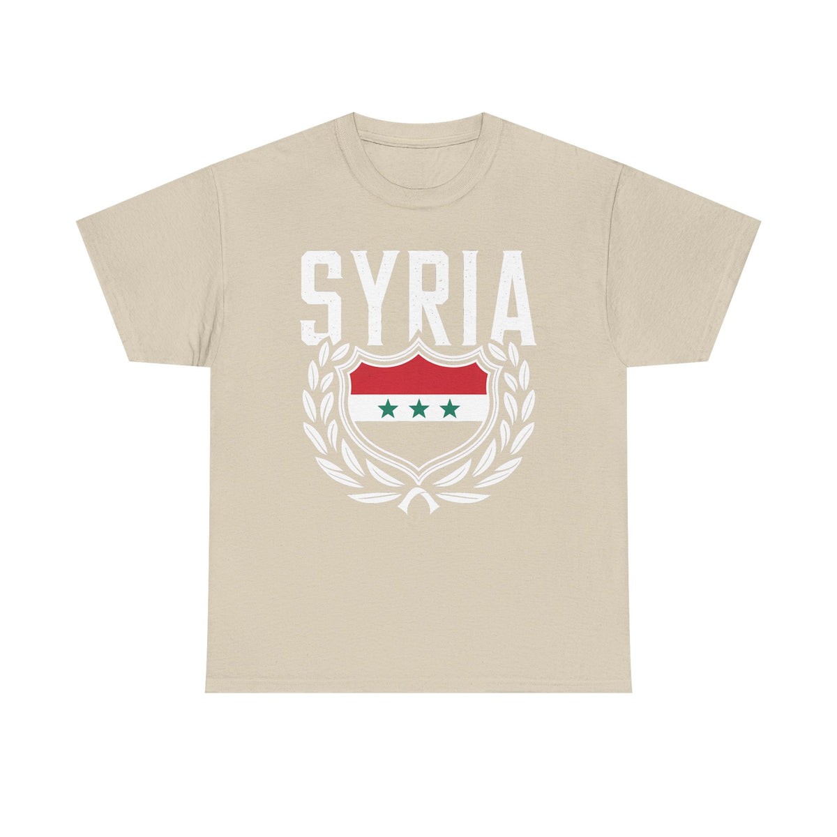 Syria Syrien Hooligan Wappen Flagge Heimat Sport Fußball Fan Geschenkidee - Unisex T-Shirt