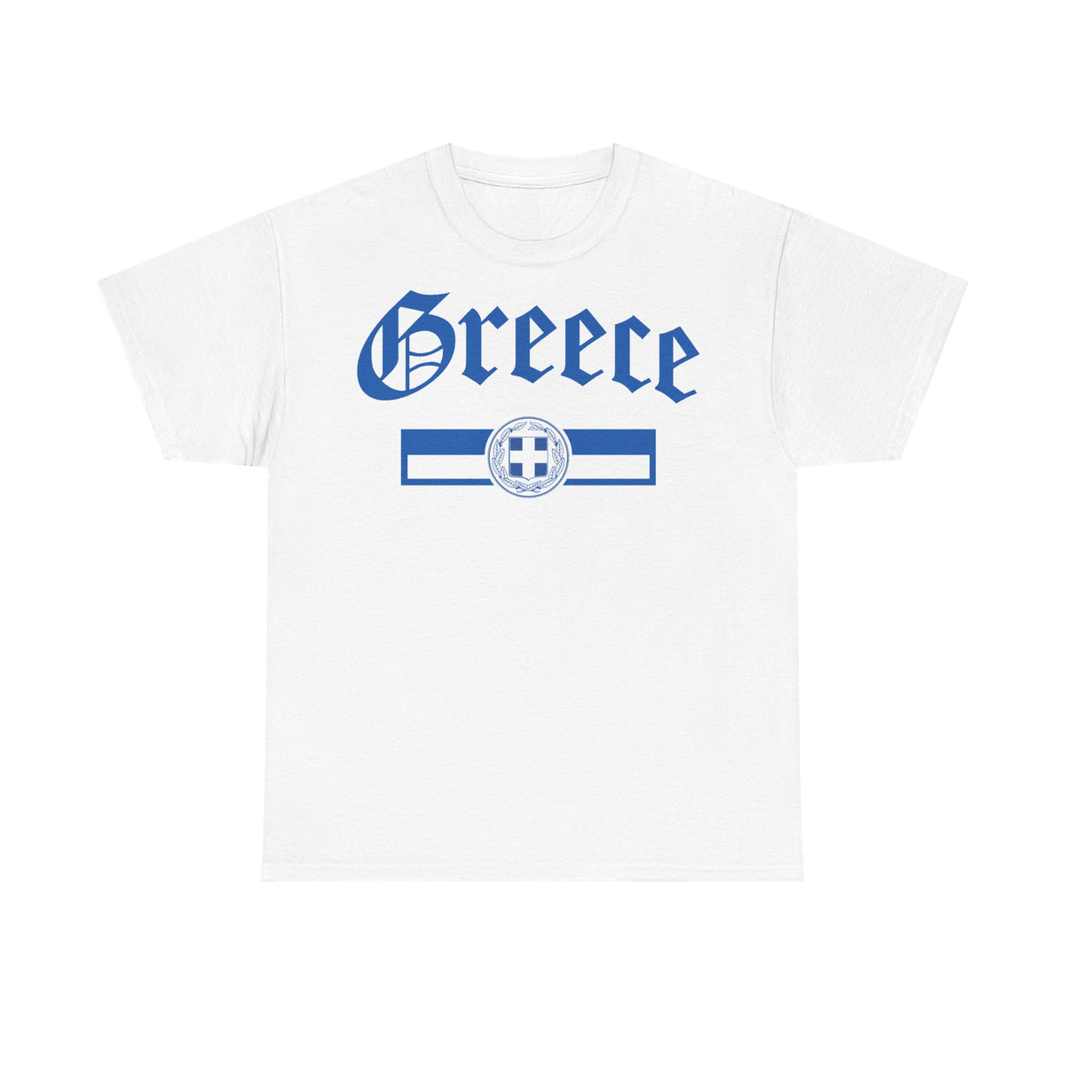 Grecia Grecia Bandera Escudo Patria Fútbol Deporte Aficionado Idea de regalo - Camiseta unisex