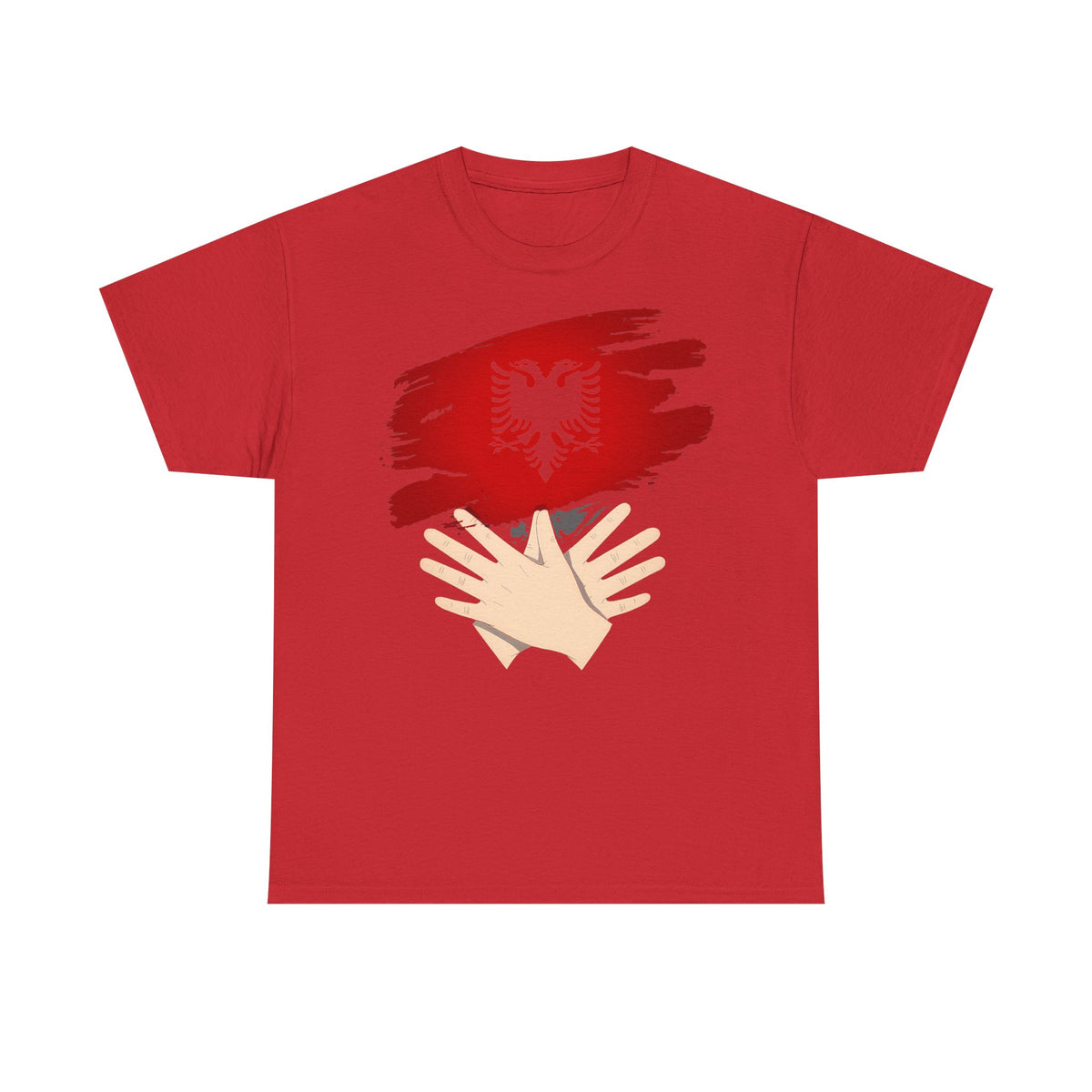 Camiseta unisex de Albania, escudo albanés, bandera, águila, fútbol, aficionado, deporte
