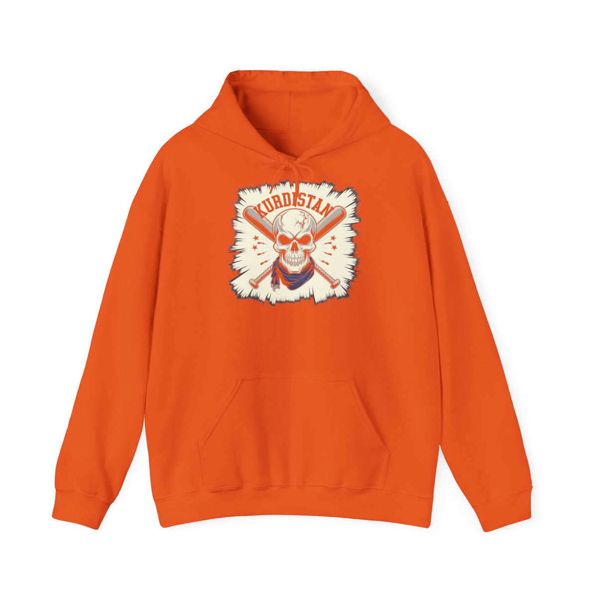 Kurdistan hooligan patria orgoglio stemma bandiera sport calcio tifoso regalo - Felpa con cappuccio unisex