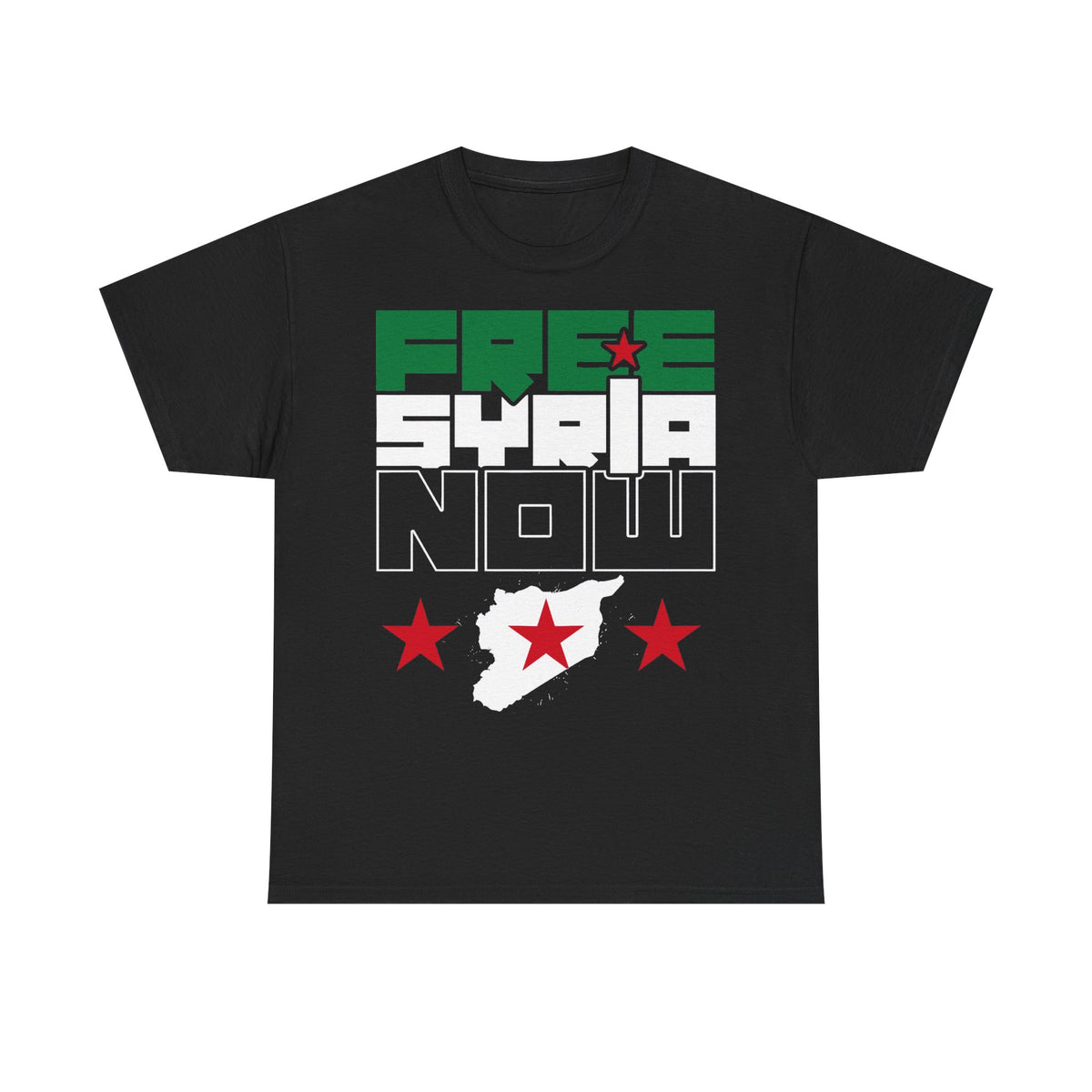 Syria Syrien Wappen Flagge Heimat Sport Fan Geschenkidee - Unisex T-Shirt