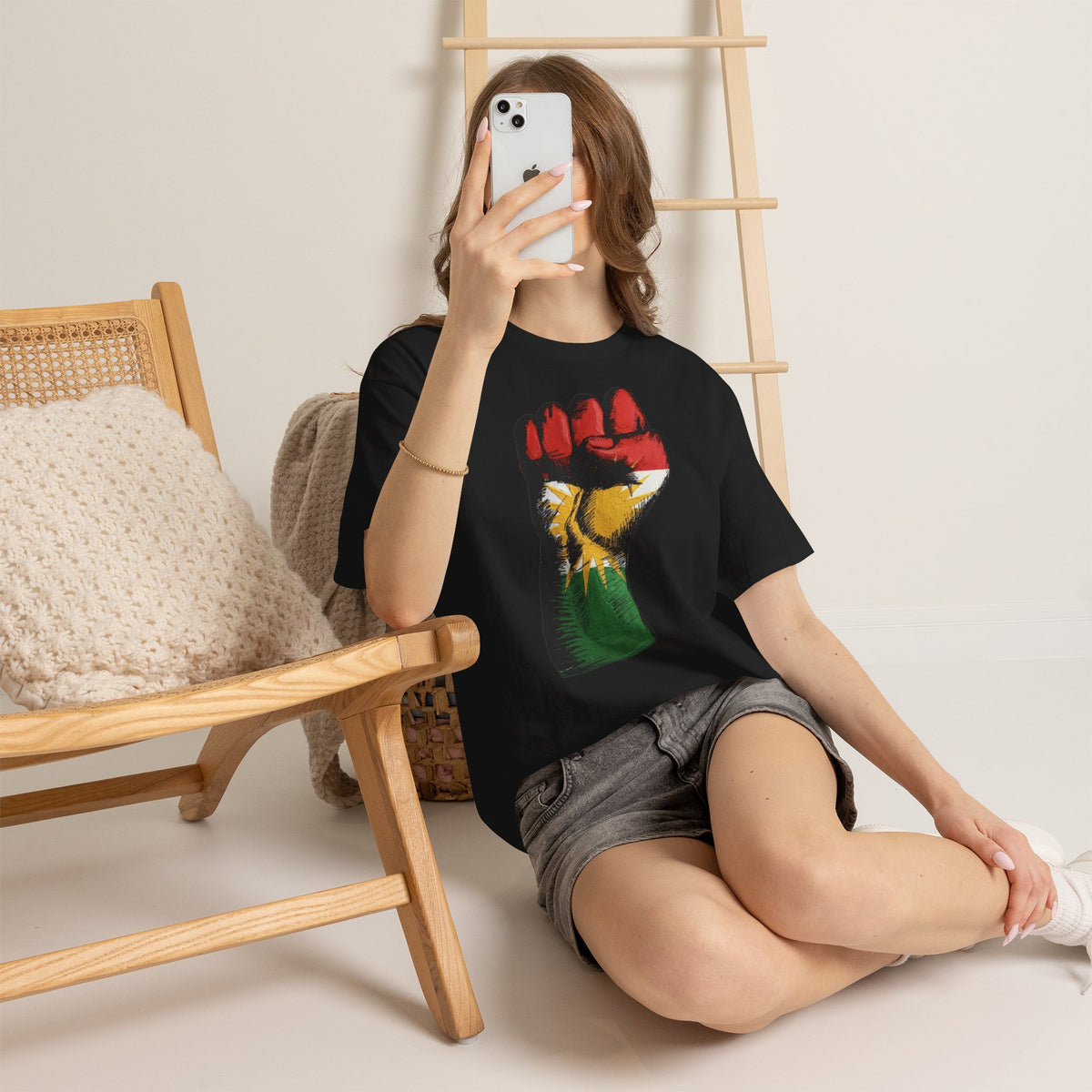 Kurdistan Power DNA Sonne Azadi - Unisex T-Shirt