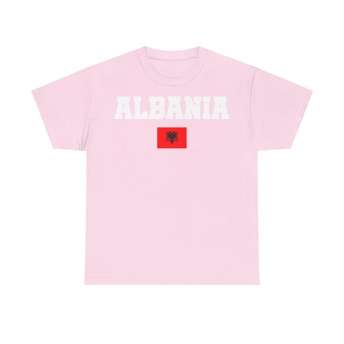 Albania Wappen Shqiptar Flagge Adler Fußball Fan Sport Unisex T Shirt