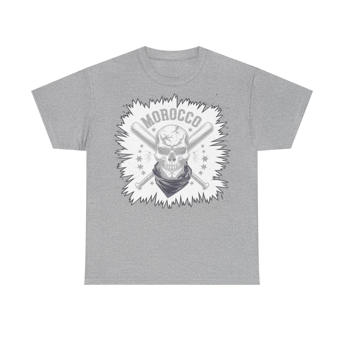 Escudo de hooligan de Marruecos Bandera de Marruecos Fútbol Aficionado Deporte Idea de regalo - Camiseta unisex