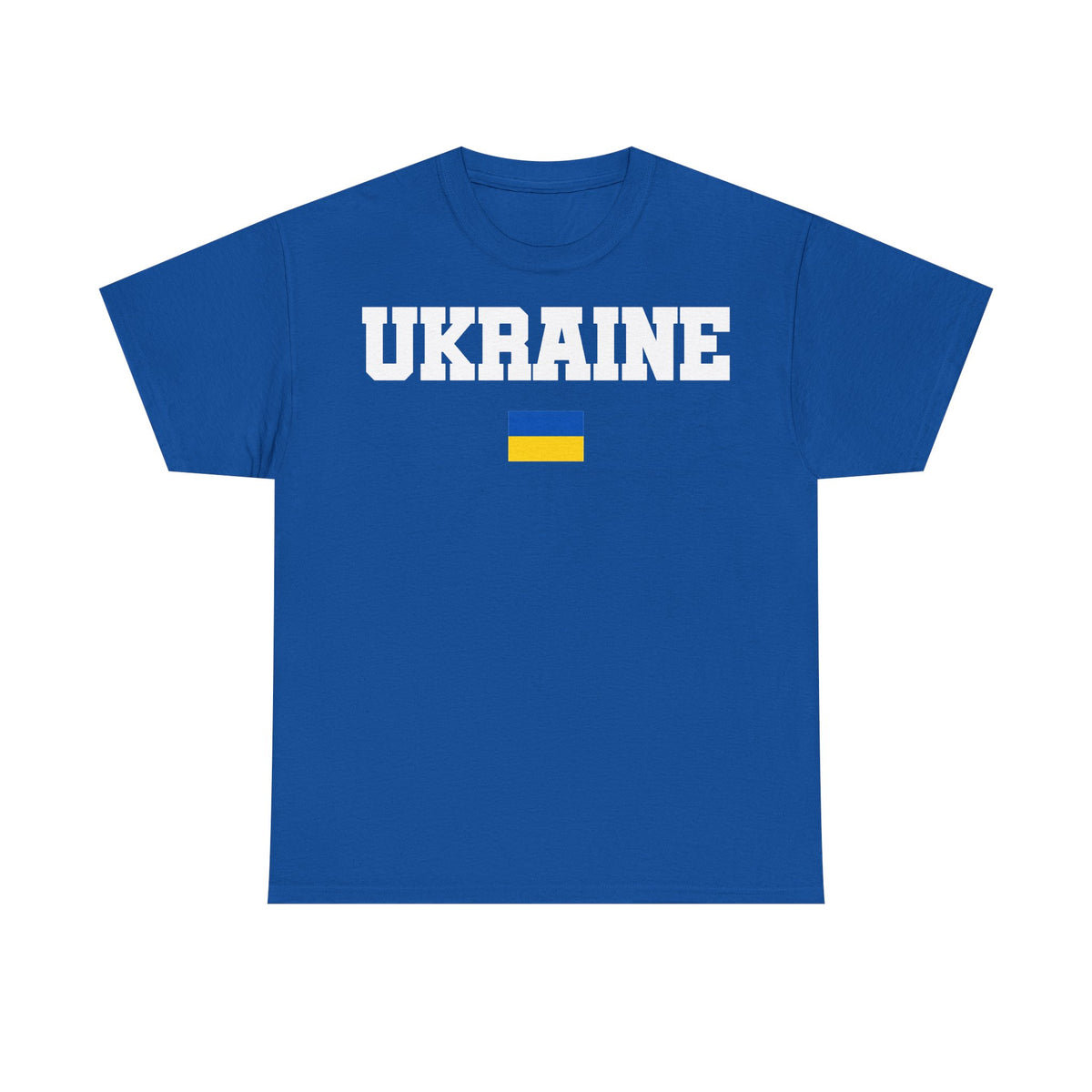 Bandera de Ucrania escudo idea de regalo afición al deporte moda vintage - Camiseta unisex