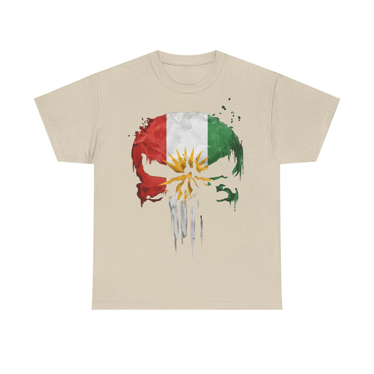 Kurdistan Maske Flagge Azadi Newroz - Unisex T-shirt