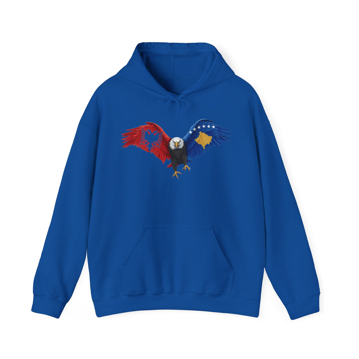 Albania Kosovo Adler Flagge Geschenkidee - Unisex Hoodie
