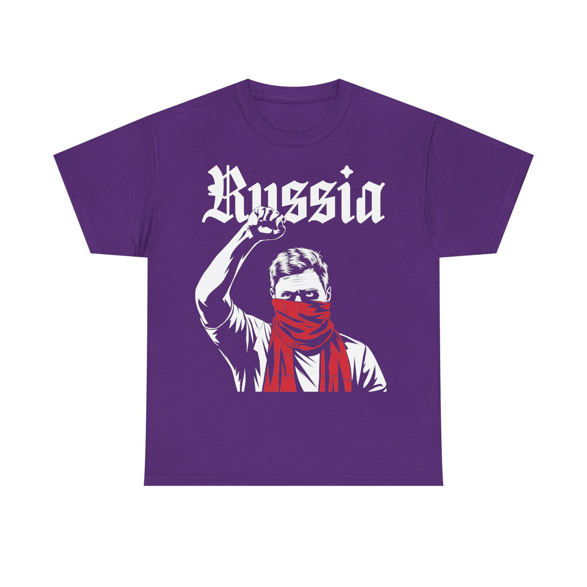 Russia Russia hooligan Mosca aquila bandiera stemma regalo sport tifoso moda - Maglietta unisex