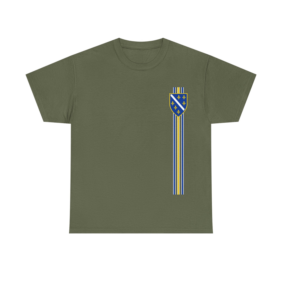 Bosnia escudo bandera fútbol deporte fan idea de regalo - Camiseta unisex