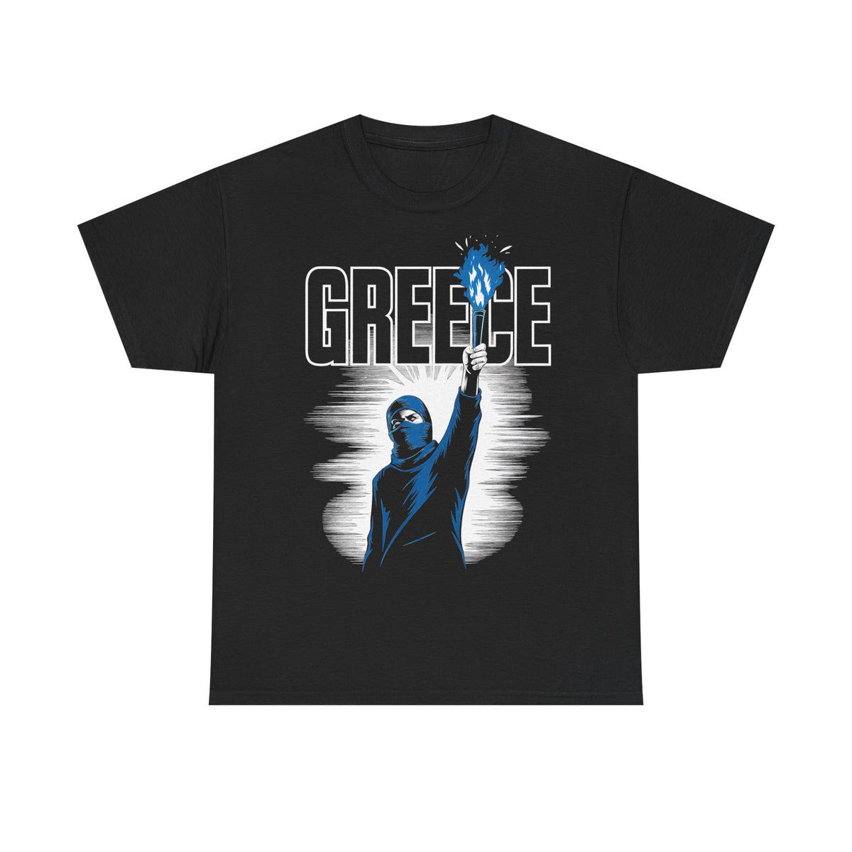 Grecia Grecia hooligan bandera escudo patria fútbol deporte aficionado idea de regalo - camiseta unisex