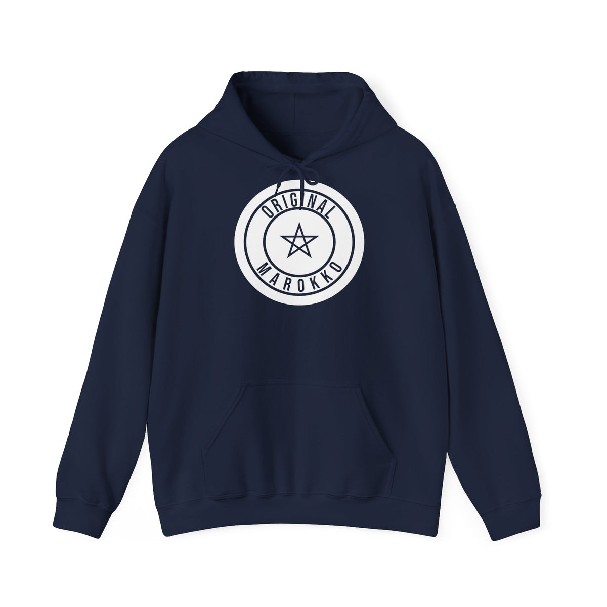 Stemma del Marocco Bandiera del Marocco Orgoglio Tifoso di calcio Sport Idea regalo - Felpa con cappuccio unisex