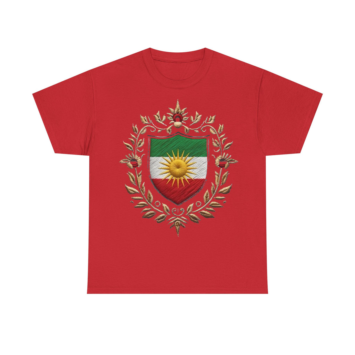 Kurdistan Edel Wappen Geschenkidee - Unisex T-Shirt
