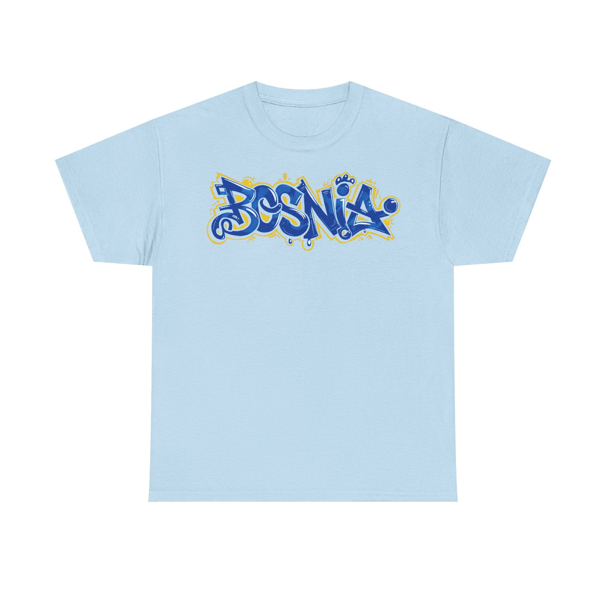 Bosnia escudo bandera orgullo patria aficionado al fútbol idea de regalo - Camiseta unisex