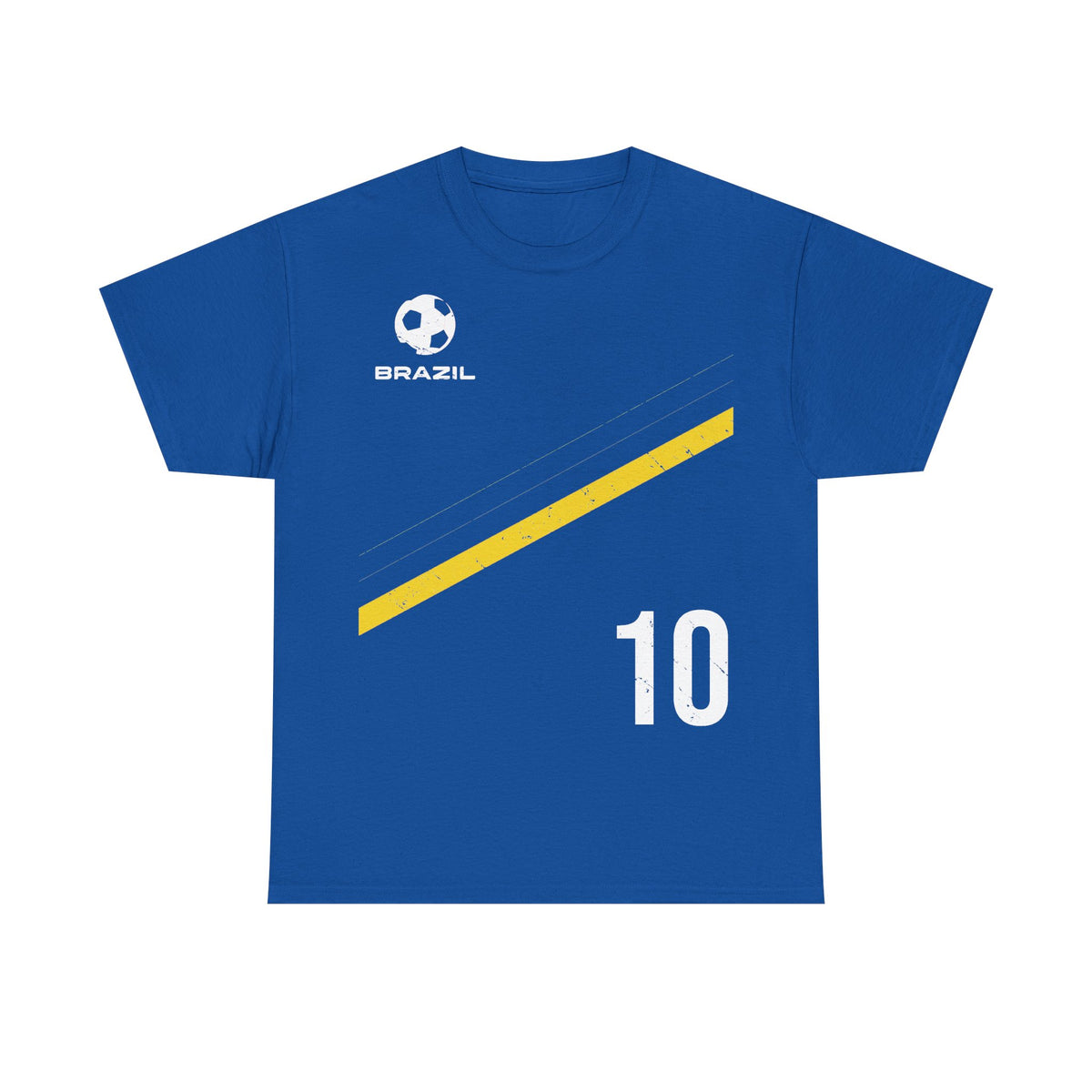 Brazil Brasilien Wappen Flagge Sport Fan Fußball Geschenkidee - Unisex T-Shirt