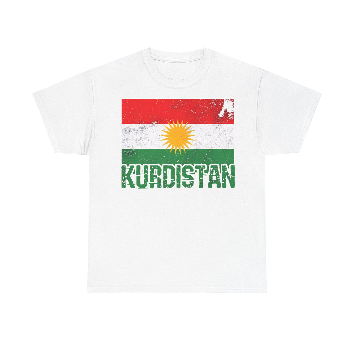 Kurdistán Azadi Escudo Bandera Patria Newroz Regalo - Camiseta unisex