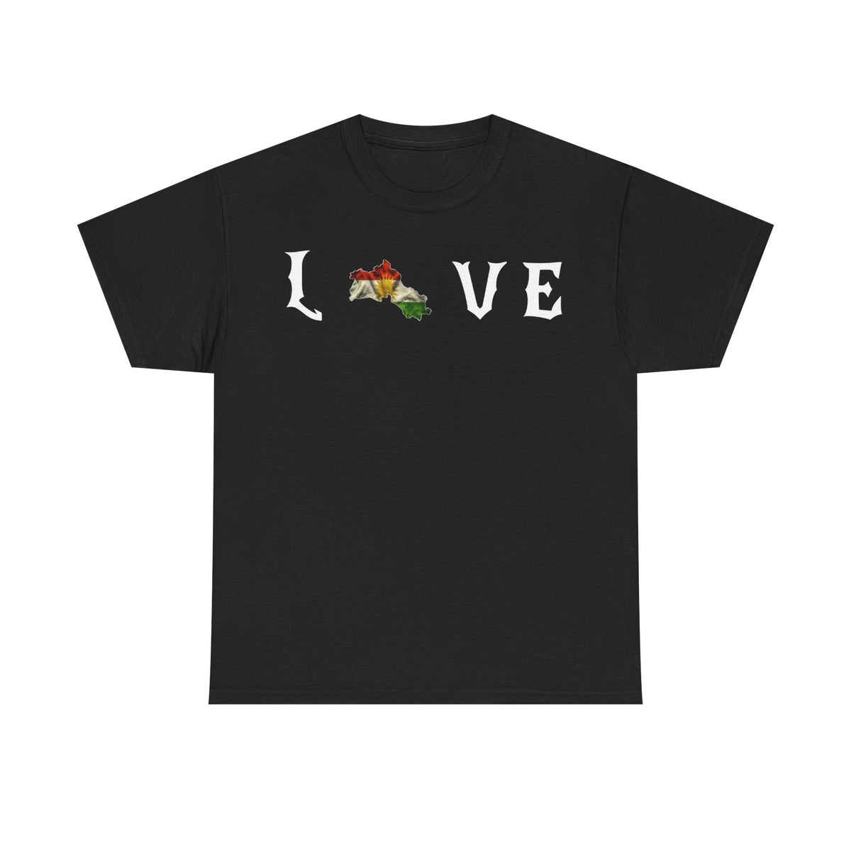 Kurdistan LOVE Flagge Azadi Newroz - Unisex T-shirt