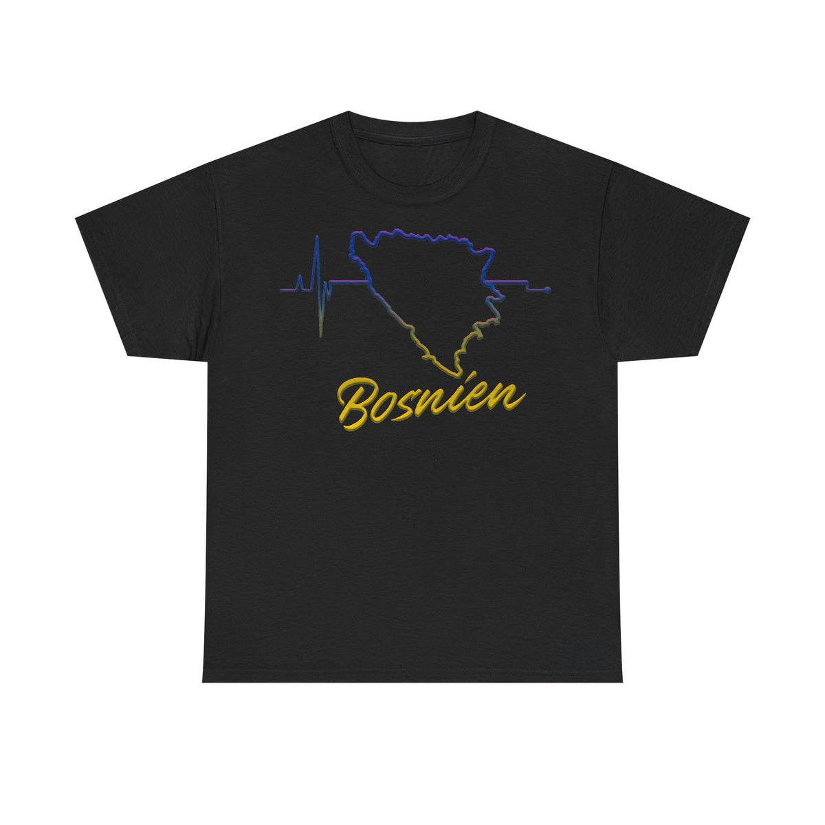 Bosnia escudo bandera orgullo patria aficionado al fútbol idea de regalo - Camiseta unisex