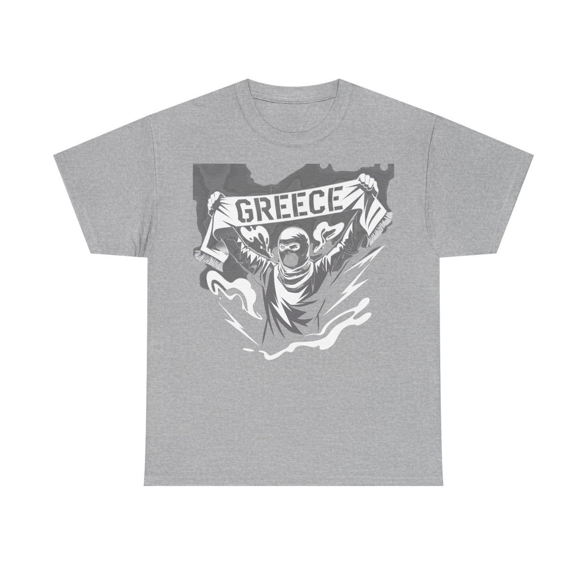 Grecia Grecia hooligan bandera escudo patria fútbol deporte aficionado idea de regalo - camiseta unisex