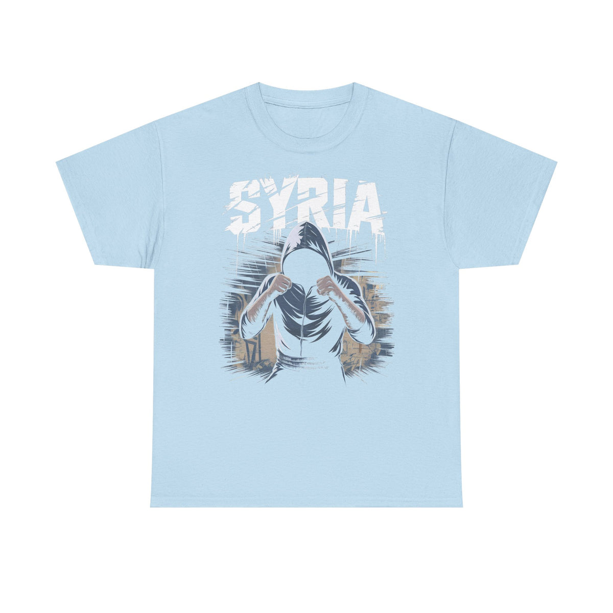 Syria Syrien Hooligan Wappen Flagge Heimat Sport Fußball Fan Geschenkidee - Unisex T-Shirt