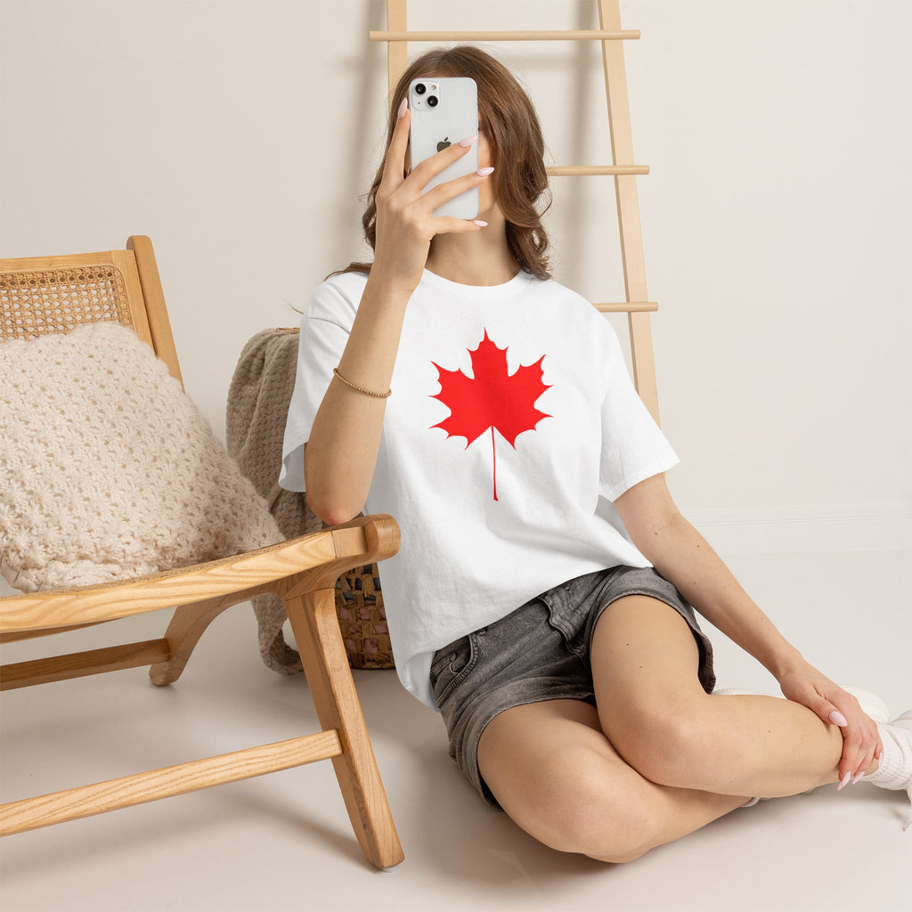 Canada Kanada Wappen Flagge Fan Sport Fußball Geschenkidee - Unisey T-Shirt