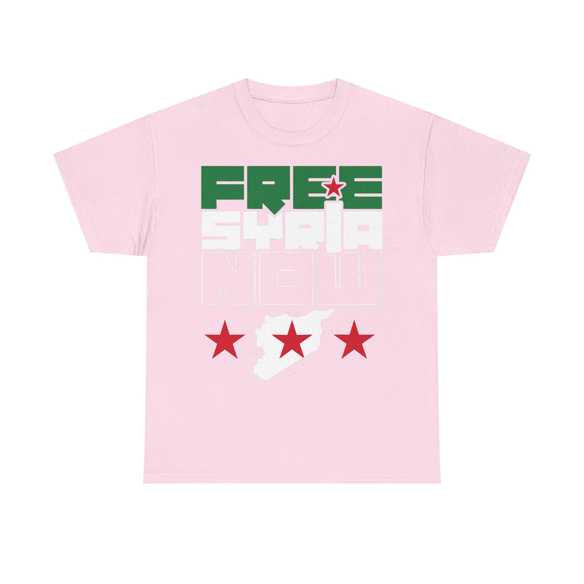 Syria Syrien Wappen Flagge Heimat Sport Fan Geschenkidee - Unisex T-Shirt
