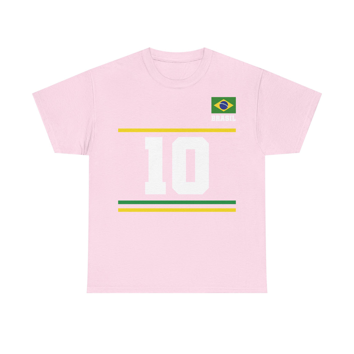 Brazil Brasilien Wappen Flagge Sport Fan Fußball Geschenkidee - Unisex T-Shirt