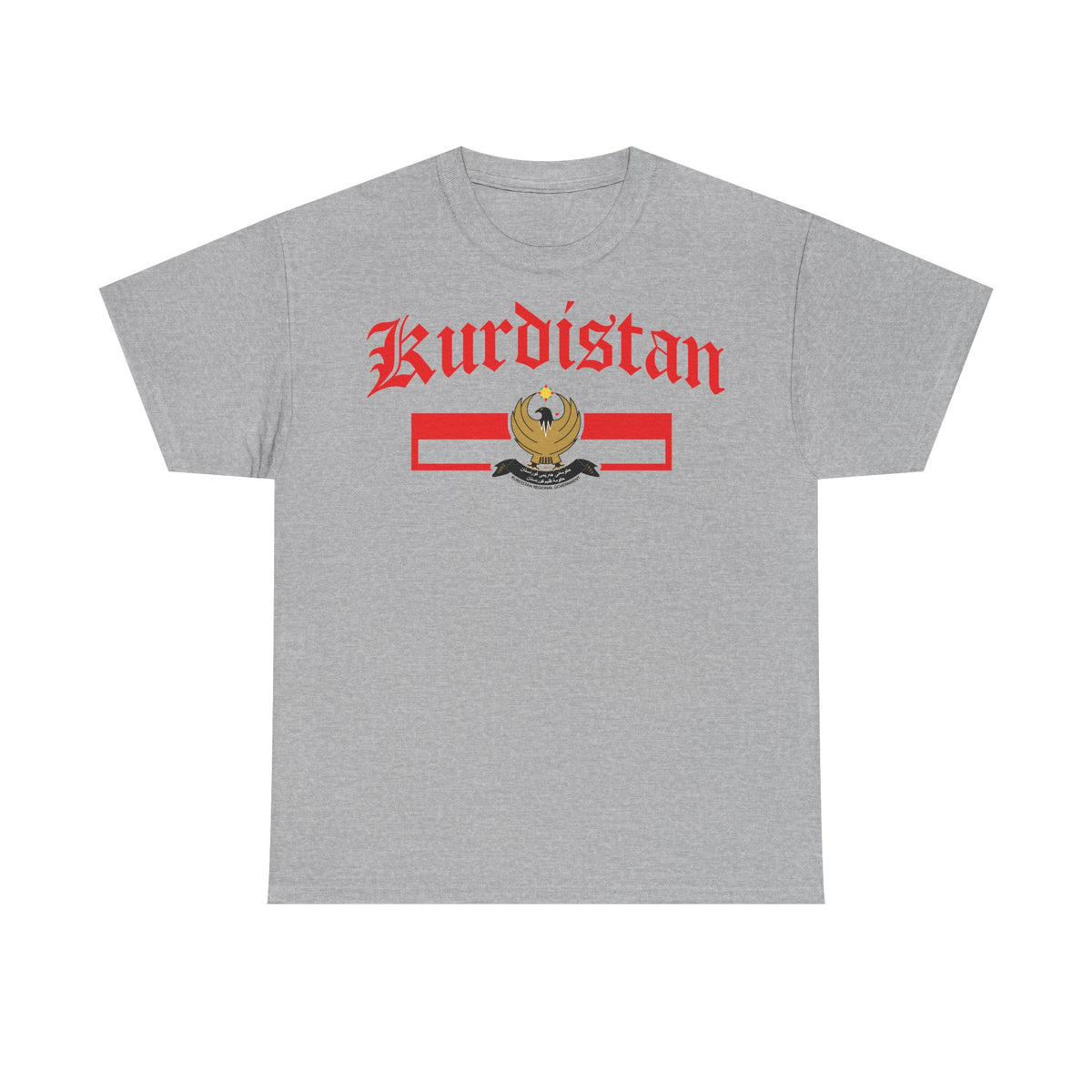 Kurdistán Azadi Escudo Bandera Patria Newroz Regalo - Camiseta unisex