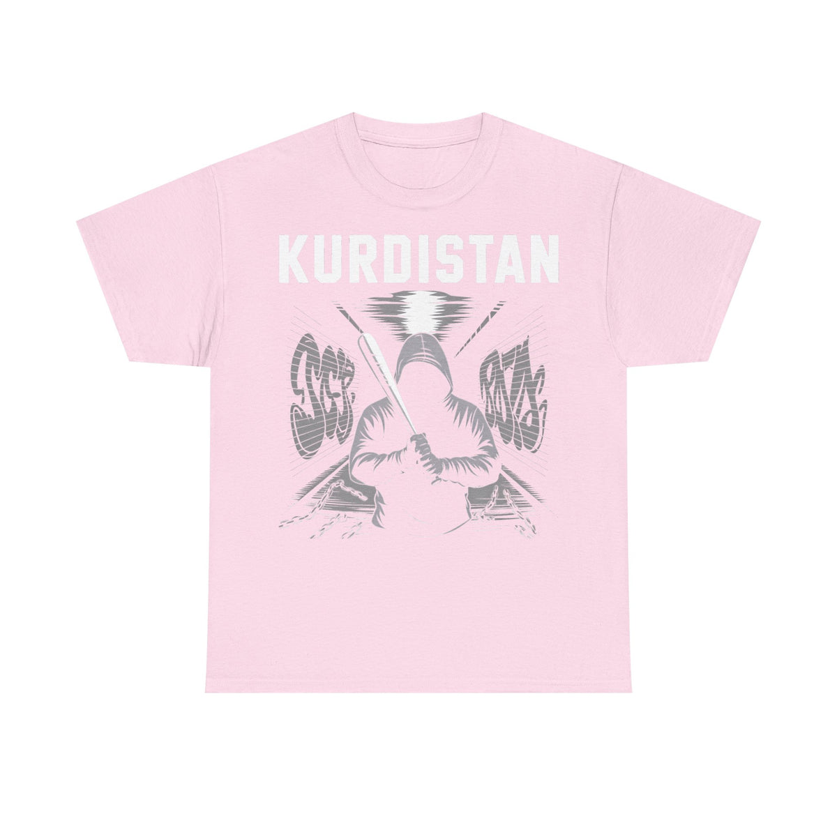 Camiseta unisex con escudo, bandera y regalo para los aficionados del Kurdistán: Azadi, patria