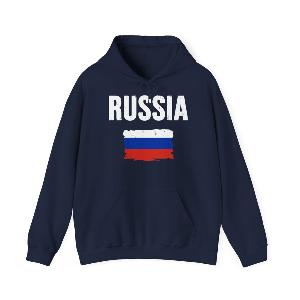 Russia Flagge Wappen Geschenkidee - Unisex Hoodie
