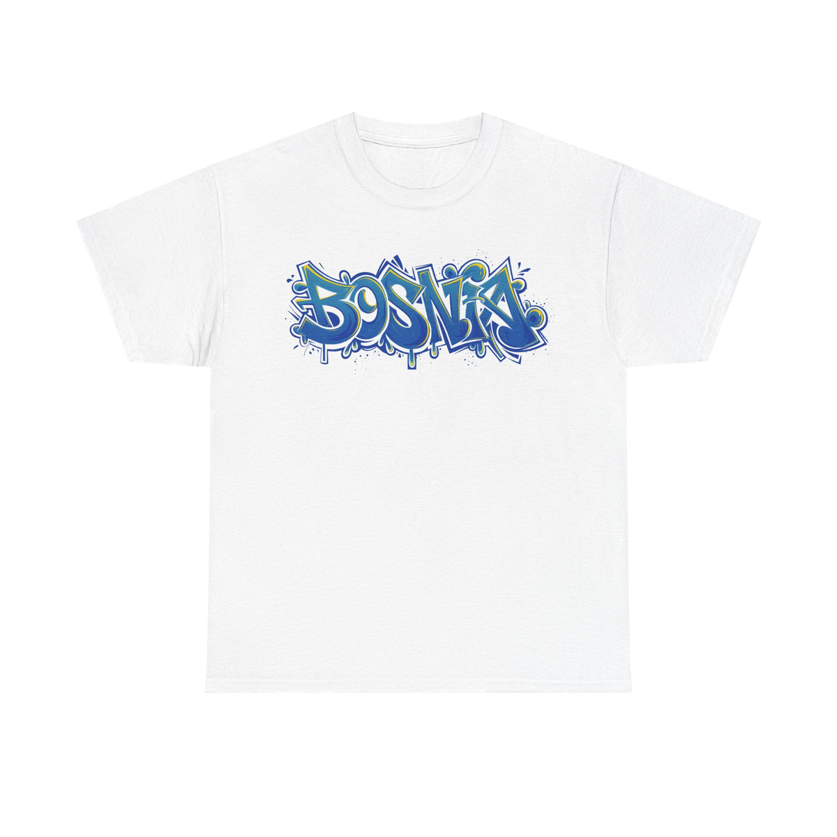 Bosnia escudo bandera orgullo patria aficionado al fútbol idea de regalo - Camiseta unisex