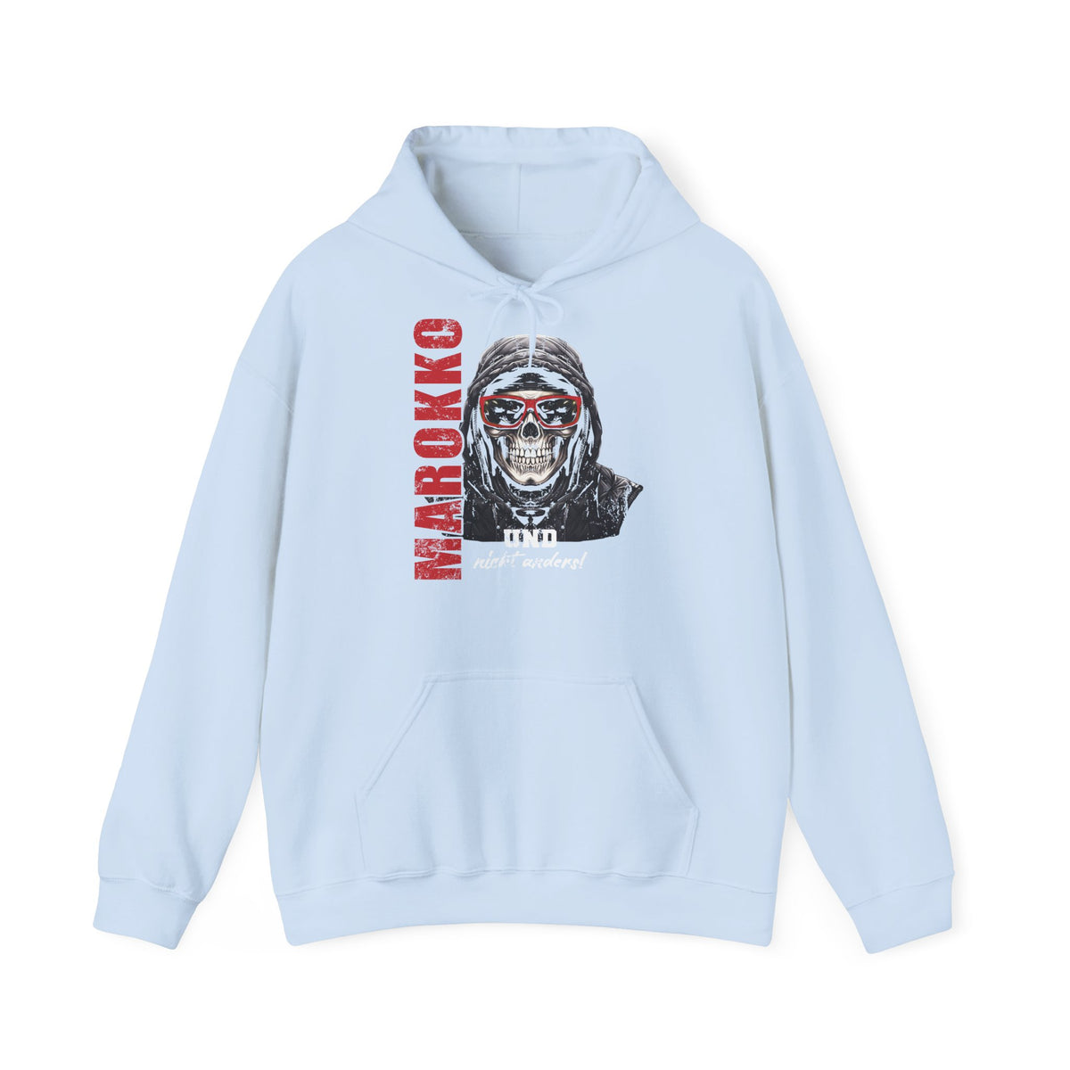Stemma del Marocco Bandiera del Marocco Orgoglio Tifoso di calcio Sport Idea regalo - Felpa con cappuccio unisex