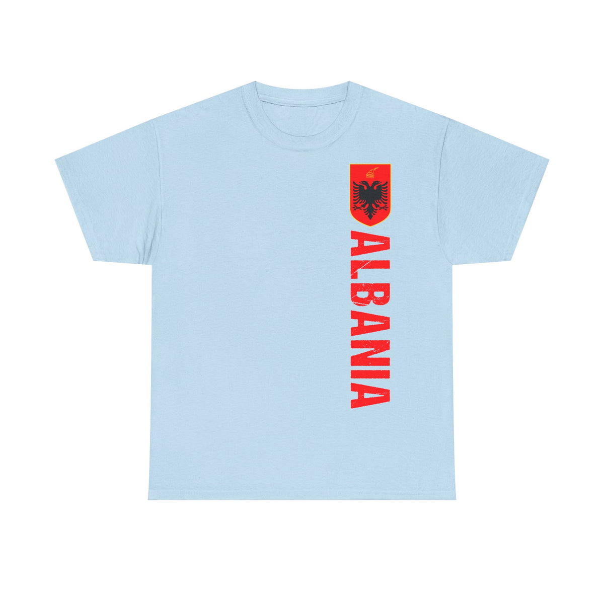 Albania Wappen Shqiptar Flagge Adler Fußball Fan Sport Unisex T Shirt