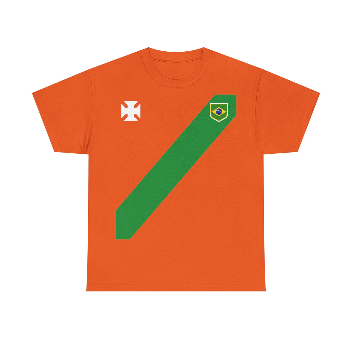 Brazil Brasilien Wappen Flagge Sport Fan Fußball Geschenkidee - Unisex T-Shirt
