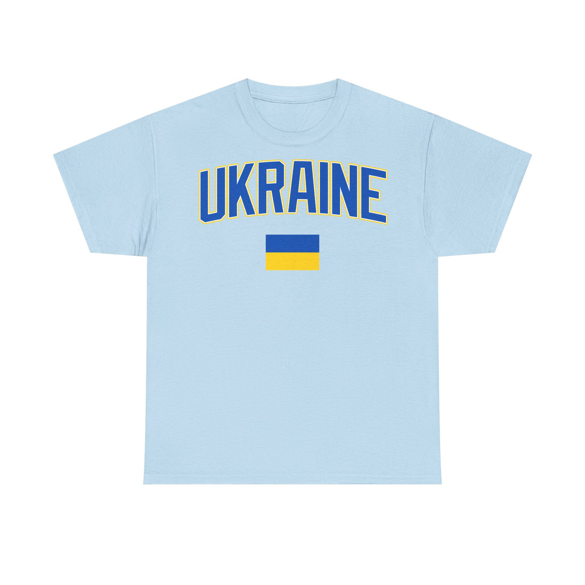 Bandera de Ucrania escudo idea de regalo afición al deporte moda vintage - Camiseta unisex