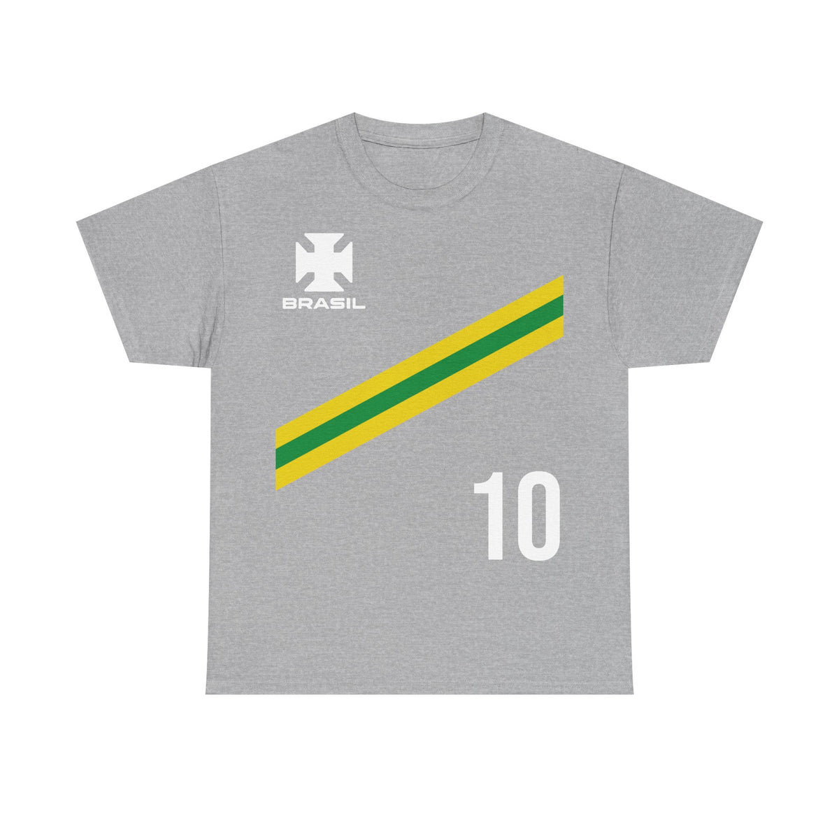 Brazil Brasilien Wappen Flagge Sport Fan Fußball Geschenkidee - Unisex T-Shirt