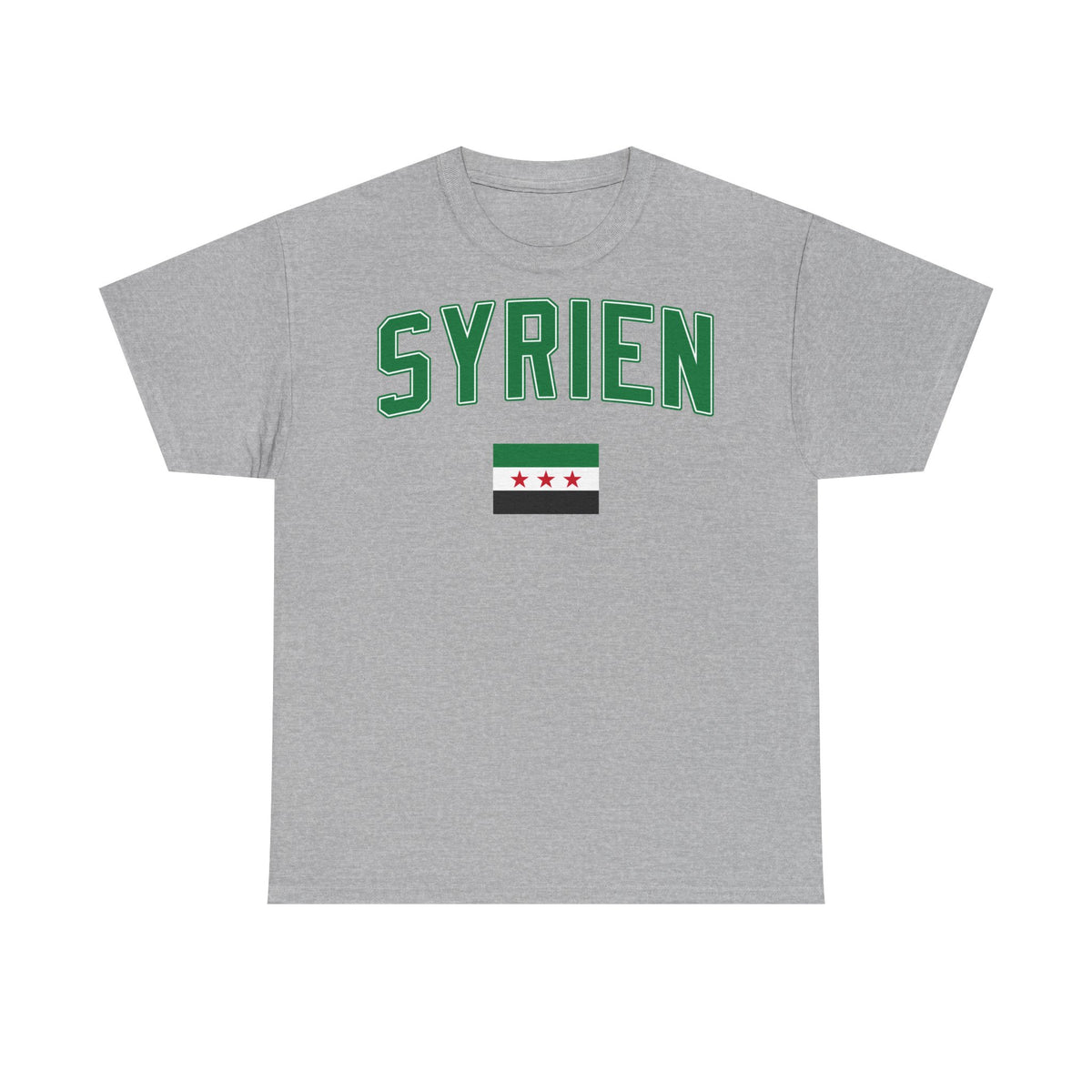 Syria Syrien Wappen Flagge Heimat Sport Fan Geschenkidee - Unisex T-Shirt