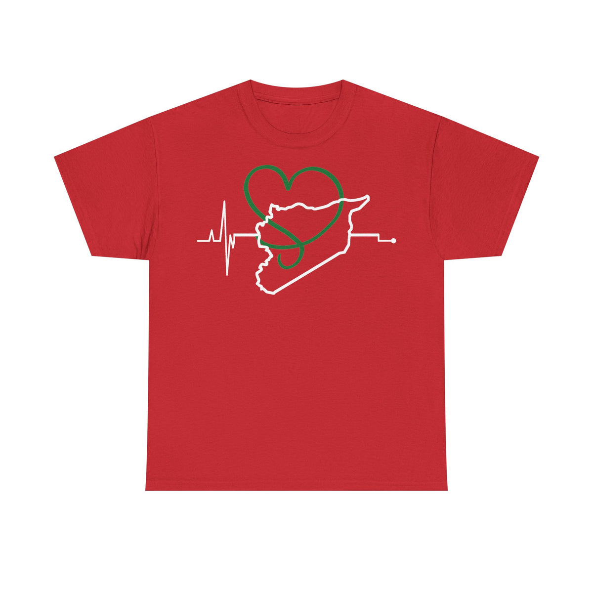 Syria Syrien Wappen Flagge Heimat Sport Fan Geschenkidee - Unisex T-Shirt