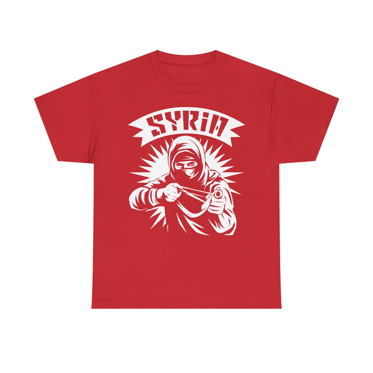 Syria Syrien Hooligan Wappen Flagge Heimat Sport Fußball Fan Geschenkidee - Unisex T-Shirt